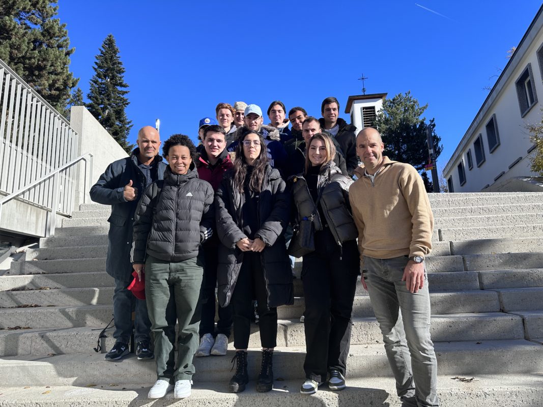 À Crans-Montana avec Didier Defago et Jean-Daniel Clivaz